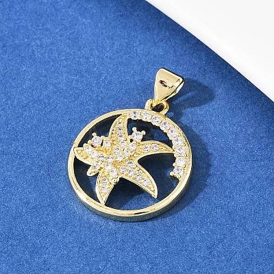 Brass Micro Pave Cubic Zirconia Pendant & Stud Earrings Sets for Women SJEW-F227-01D-G-1