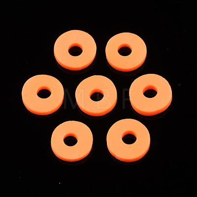 Handmade Polymer Clay Beads CLAY-R067-6.0mm-B11-1