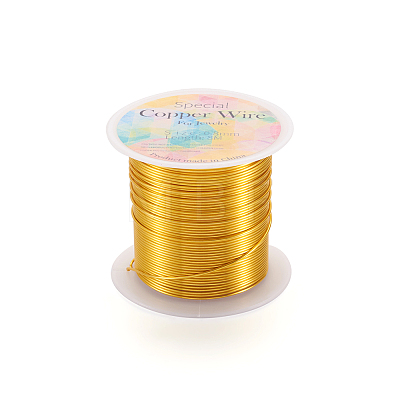 Round Copper Beading Wire for Jewelry Making YS-TAC0004-0.8mm-03-1