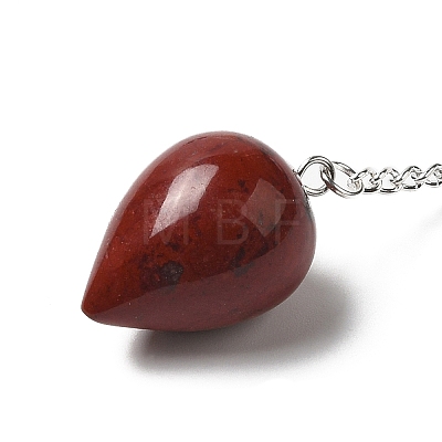 Natural Red Jasper Dowsing Pendulums G-R492-01S-10-1