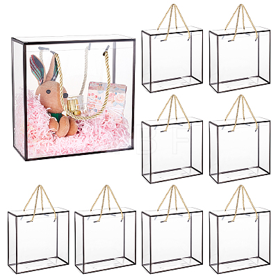 Transparent PP Plastic Gift Box AJEW-WH0166-06A-01-1