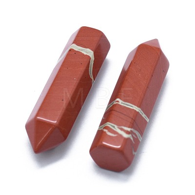 Natural Red Jasper Pointed Beads G-G795-02-10-1
