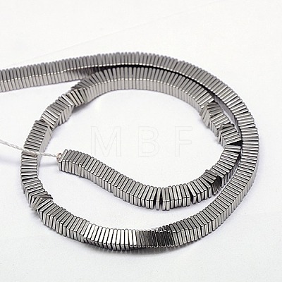 Electroplate Non-magnetic Synthetic Hematite Heishi Beads Strands G-J171A-2x2mm-02-1