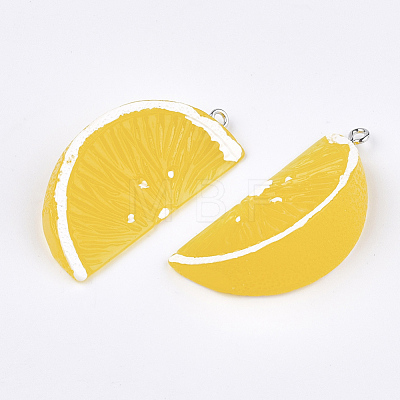 Resin Pendants RESI-T028-56C-1