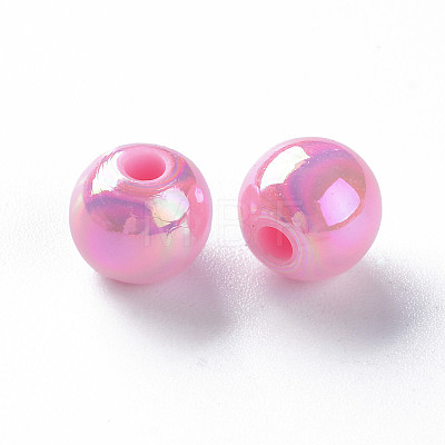 Opaque Acrylic Beads X-MACR-S370-D8mm-A02-1