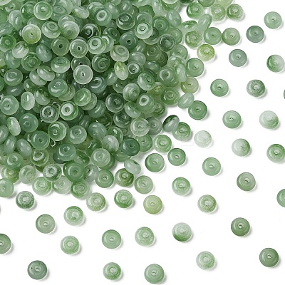 100G Baking Paint Imitation Jade Glass Beads DGLA-YW0001-54E-1