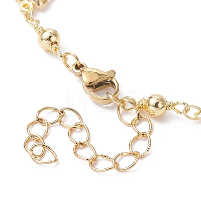 Handmade Butterfly Brass Link Chains Bracelet Making AJEW-JB01150-26-1