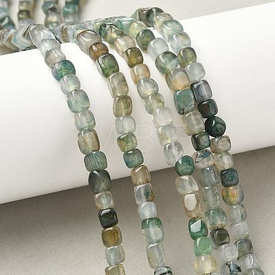 Natural Dragon Veins Agate(Dyed & Heated) Beads Strands G-G177-E11-03-1