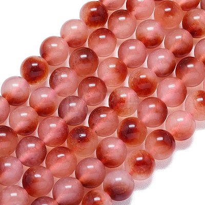 Natural Malaysia Jade Beads Strands G-B165-C01-8mm-1