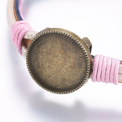 Genuine Cowhide Bracelet Making MAK-S065-AB06-1