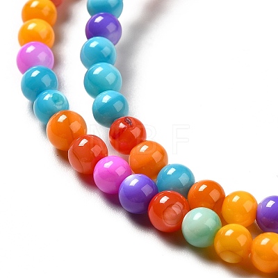 Dyed Natural Freshwater Shell Beads Strands X-SHEL-G014-05C-04-1