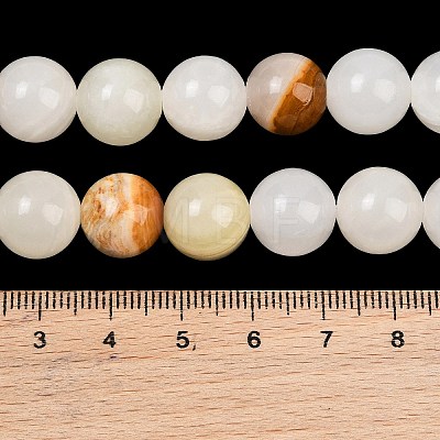 Natural Green Jade Graduated Beads Strands GG-CBA2AE1-A06-A-1