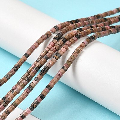 Natural Rhodonite Beads Strands G-E612-A02-1