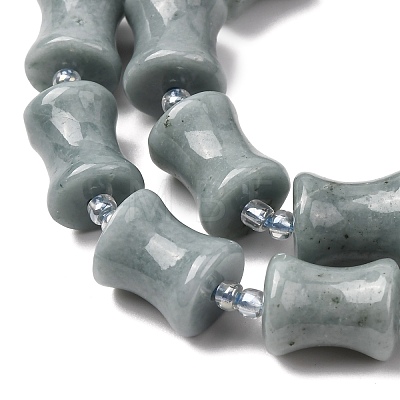 Natural Myanmar Jadeite Beads Strands G-Z155-A01-01-1