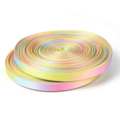 Rainbow Gradient Polyester Ribbon OCOR-G008-01B-1