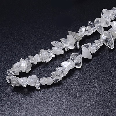 Natural Quartz Crystal Beads Strands G-O049-C-61-1