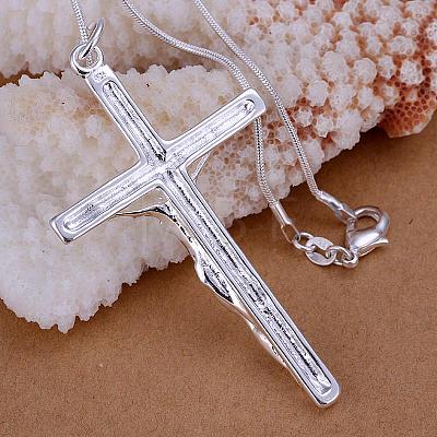 Brass Crucifix Cross Pendants KK-BB11608-1