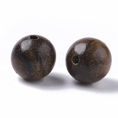 Natural Wood Beads WOOD-S666-8mm-03-1