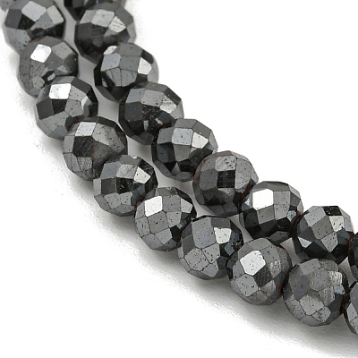 Non-magnetic Synthetic Hematite Beads Strands G-I365-16A-1