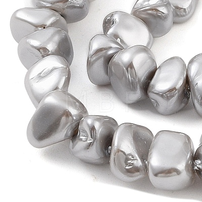 Electroplated Shell Pearl Beads Strands BSHE-C006-03A-1
