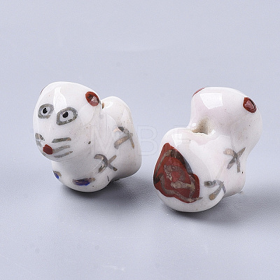 Handmade Porcelain Beads PORC-N004-80-1