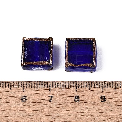Handmade Gold Sand Lampwork Beads LAMP-N041-01C-1