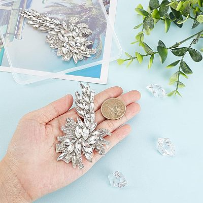 2Pcs Crystal Rhinestone Ornament Accessories DIY-FG0003-34-1