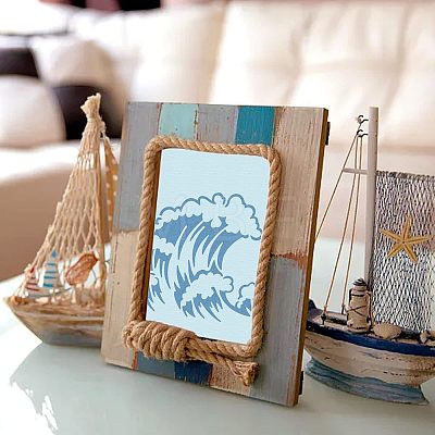 PET Hollow Out Drawing Painting Stencils DIY-WH0405-0008-1