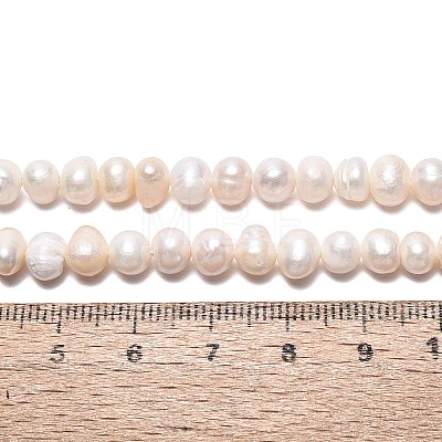 Natural Cultured Freshwater Pearl Beads Strands X-PEAR-N013-05H-01-1