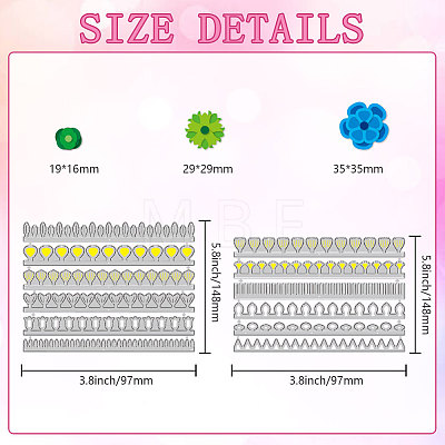 Carbon Steel Cutting Dies Stencils DIY-WH0309-1887-1