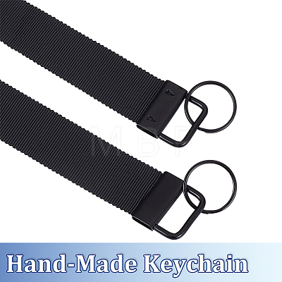 40Pcs 4 Colors Iron Ribbon Ends FIND-CN0002-57-1