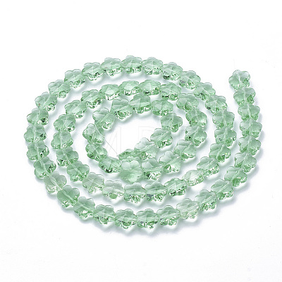 Transparent Glass Beads GLAA-Q066-14mm-C10-1