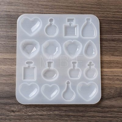 Perfume Bottle/Heart Cabochon DIY Silicone Molds X1-DIY-F139-02-1
