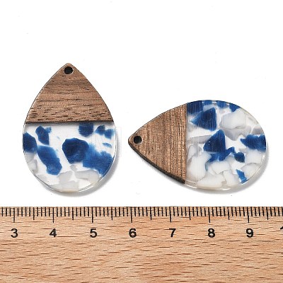 Resin and Walnut Pendants LS-FIND-R051-15A-1