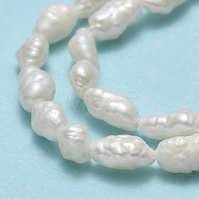 Natural Cultured Freshwater Pearl Beads Strands PEAR-J006-07A-1