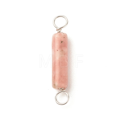 Natural Connector Charms PALLOY-JF01574-08-1