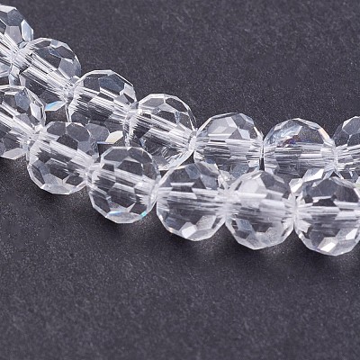 Transparent Glass Beads Strands EGLA-F120-NA01-1