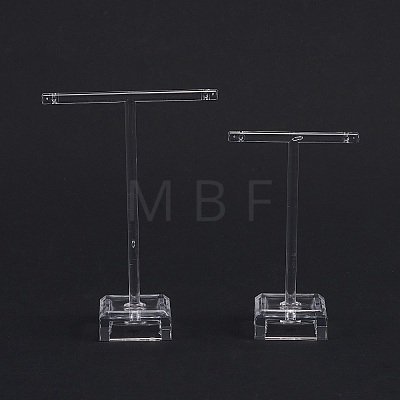 T Bar Acrylic Earring Display Stand EDIS-F005-12-1