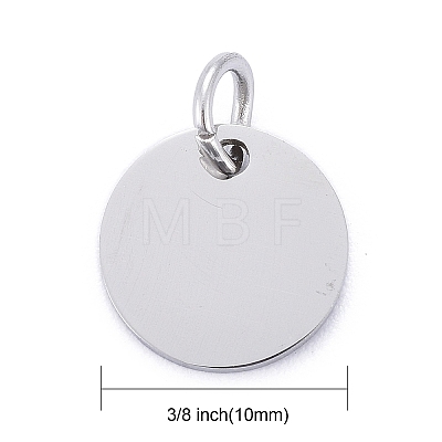 Anti-Tarnish 304 Stainless Steel Pendants STAS-I311-32C-P-1