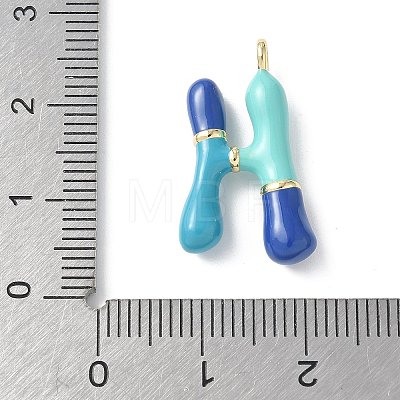 Brass Enamel Pendants KK-E093-03G-H-02-1