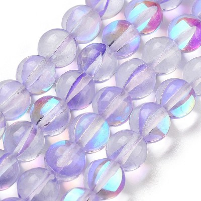 Transparent Glass Beads GLAA-B022-8mm-10-1