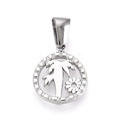 303 Stainless Steel Pendants STAS-Q110-12P-1