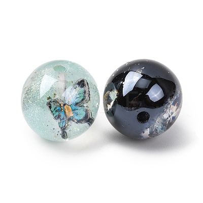Luminous Transparent Resin Beads RESI-C073-04-1