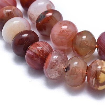Natural Carnelian Beads Strands G-E530-12C-1