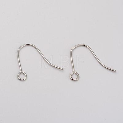 Tarnish Resistant 316L Surgical Stainless Steel Earring Hooks STAS-G229-08P-01-1