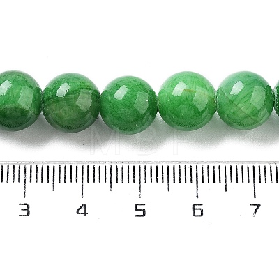 Natural Mashan Jade Round Beads Strands G-D263-10mm-XS13-1