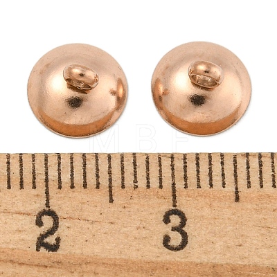 304 Stainless Steel Bead Cap Pendant Bails STAS-G224-24RG-08-1