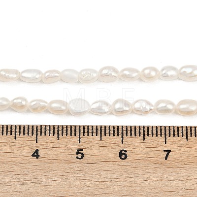 Natural Cultured Freshwater Pearl Beads Strands PEAR-P064-20E-05A-1