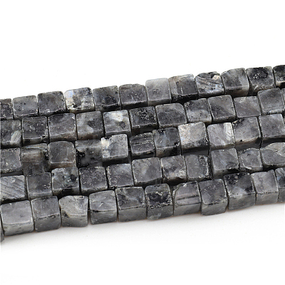 Natural Larvikite Beads Strands G-G002-A08-1