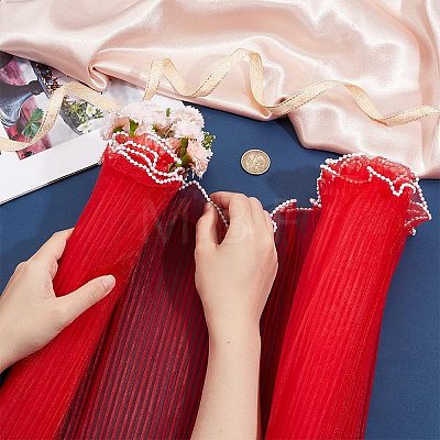 1 Bag Polyester Flower Bouquet Wrapping Mesh Paper OCOR-BC0007-29D-1